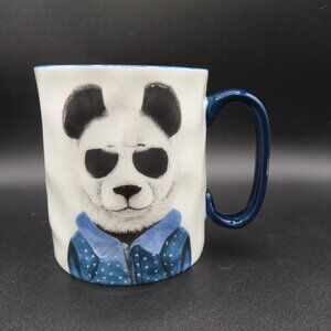 Signature Housewares Hipster Animal Panda Bear Glasses Coffee Mug Panda …